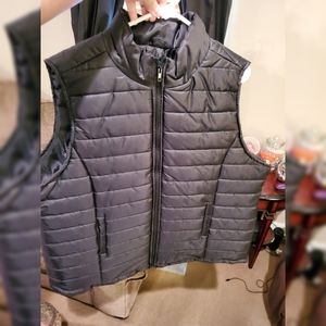 Plus Size Puffer Vest